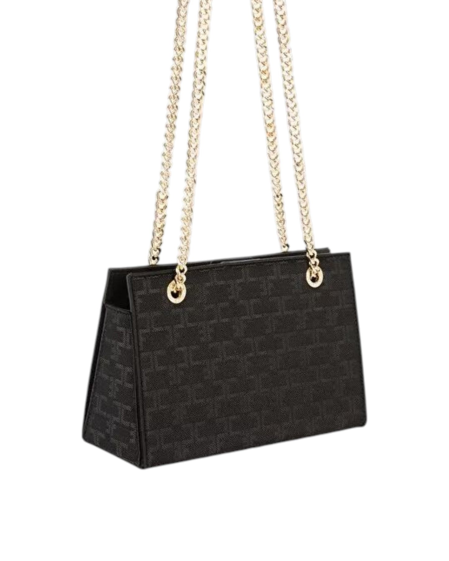 CARTERA MINI MONOGRAM SHOULDER BAG IN JACQUARD ELISABETTA FRANCHI
