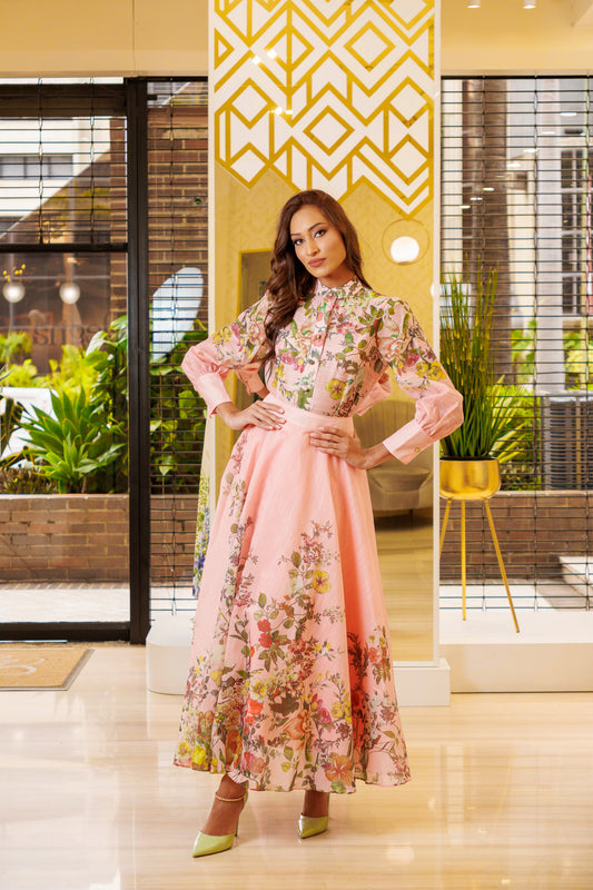 SET DE FALDA LARGA C/ESTAMPADO