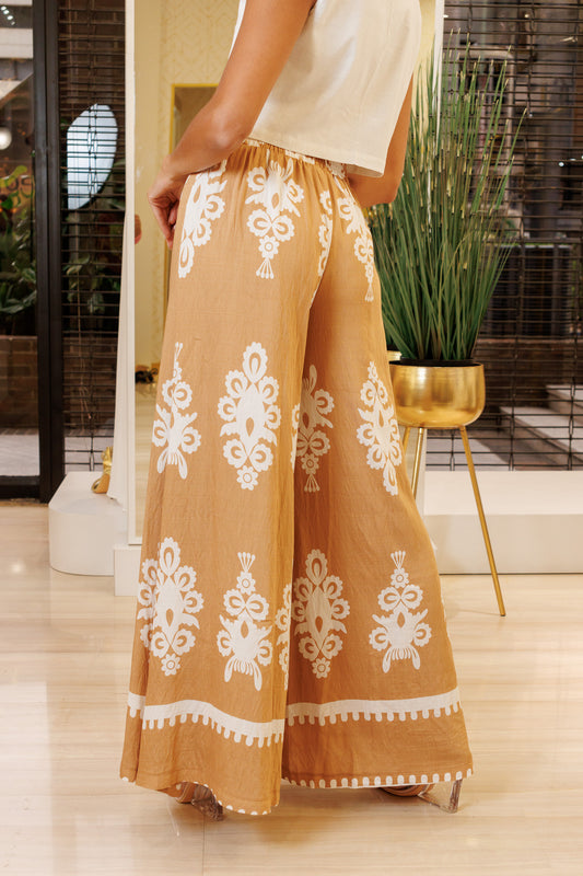 PANTALON CASUAL ESTAMPADO