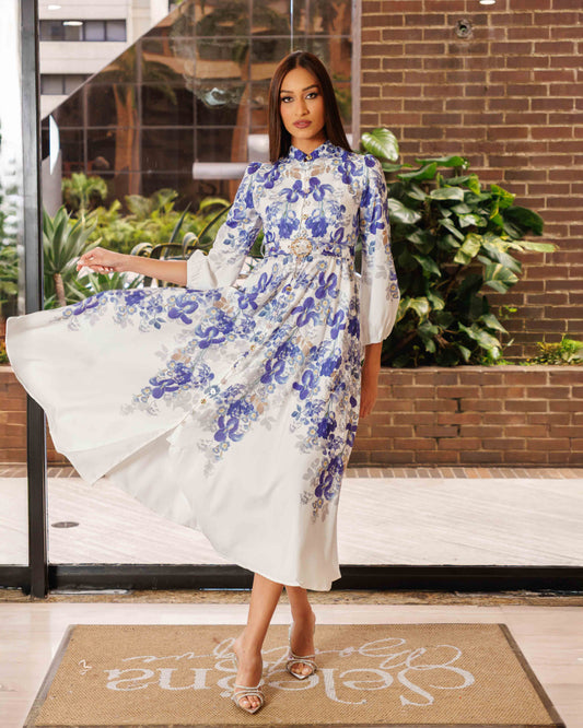 VESTIDO ESTAMPADO 3/4