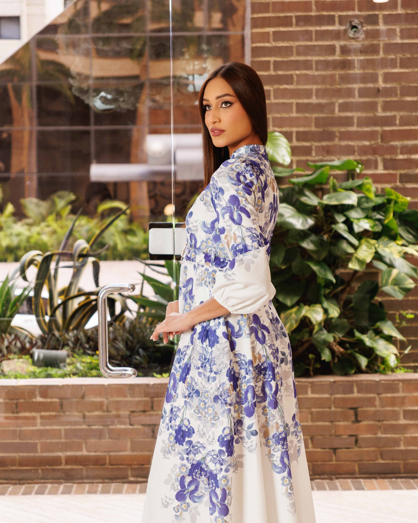 VESTIDO ESTAMPADO 3/4