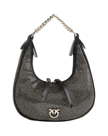 CARTERA PINKO BRIOCHE MINI SHOULDER BAG FABRIC NERO