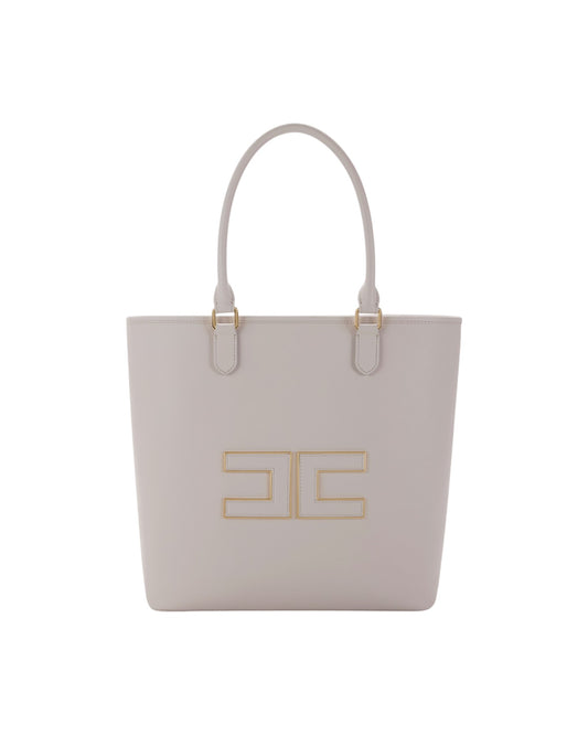 CARTERA TOTE BAG WITH HANDLES AND CENTRAL LOGO ELISABETTA FRANCHI
