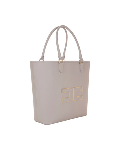CARTERA TOTE BAG WITH HANDLES AND CENTRAL LOGO ELISABETTA FRANCHI