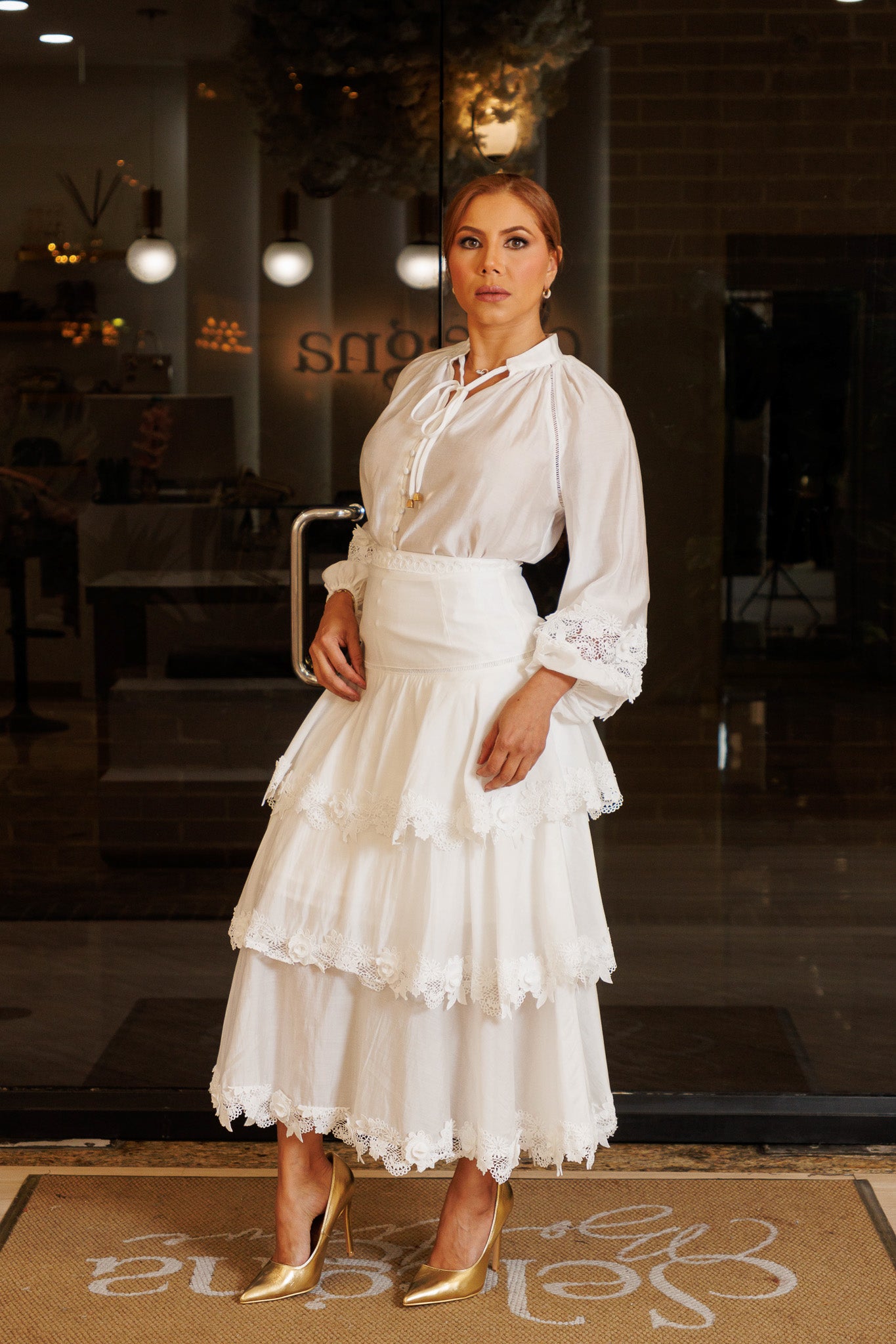 SET DE FALDA LARGA