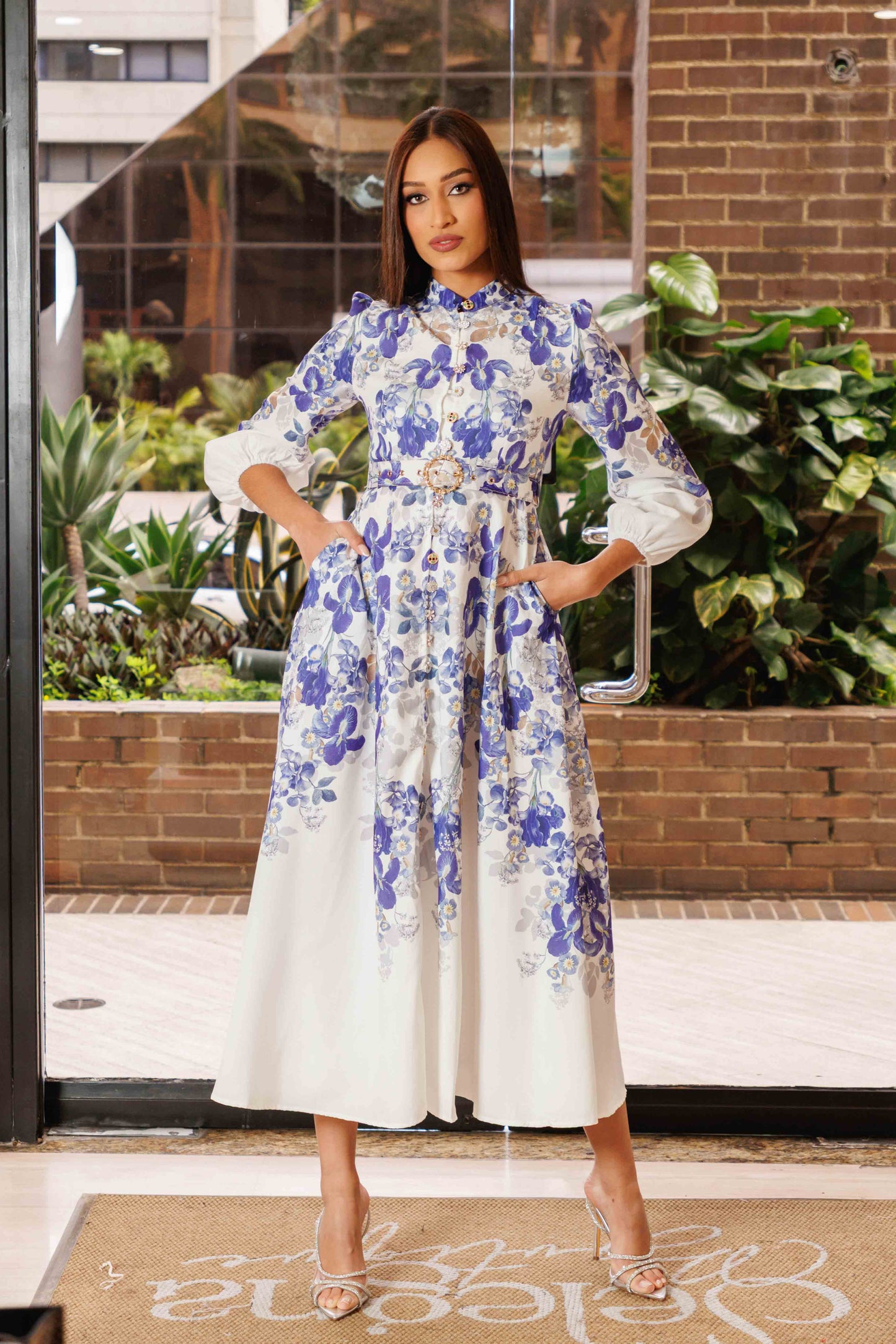 VESTIDO ESTAMPADO 3/4
