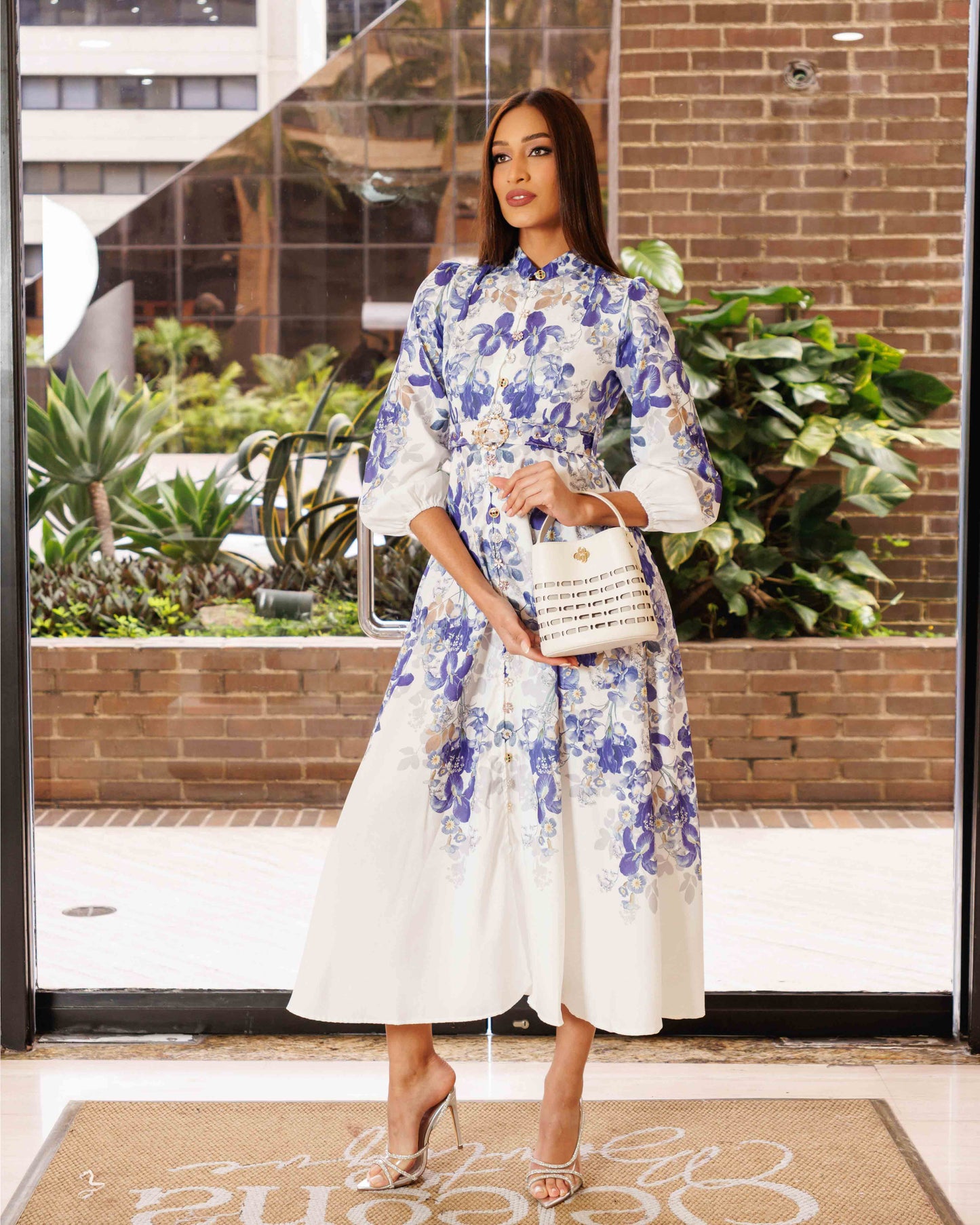 VESTIDO ESTAMPADO 3/4