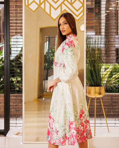VESTIDO ESTAMPADO 3/4