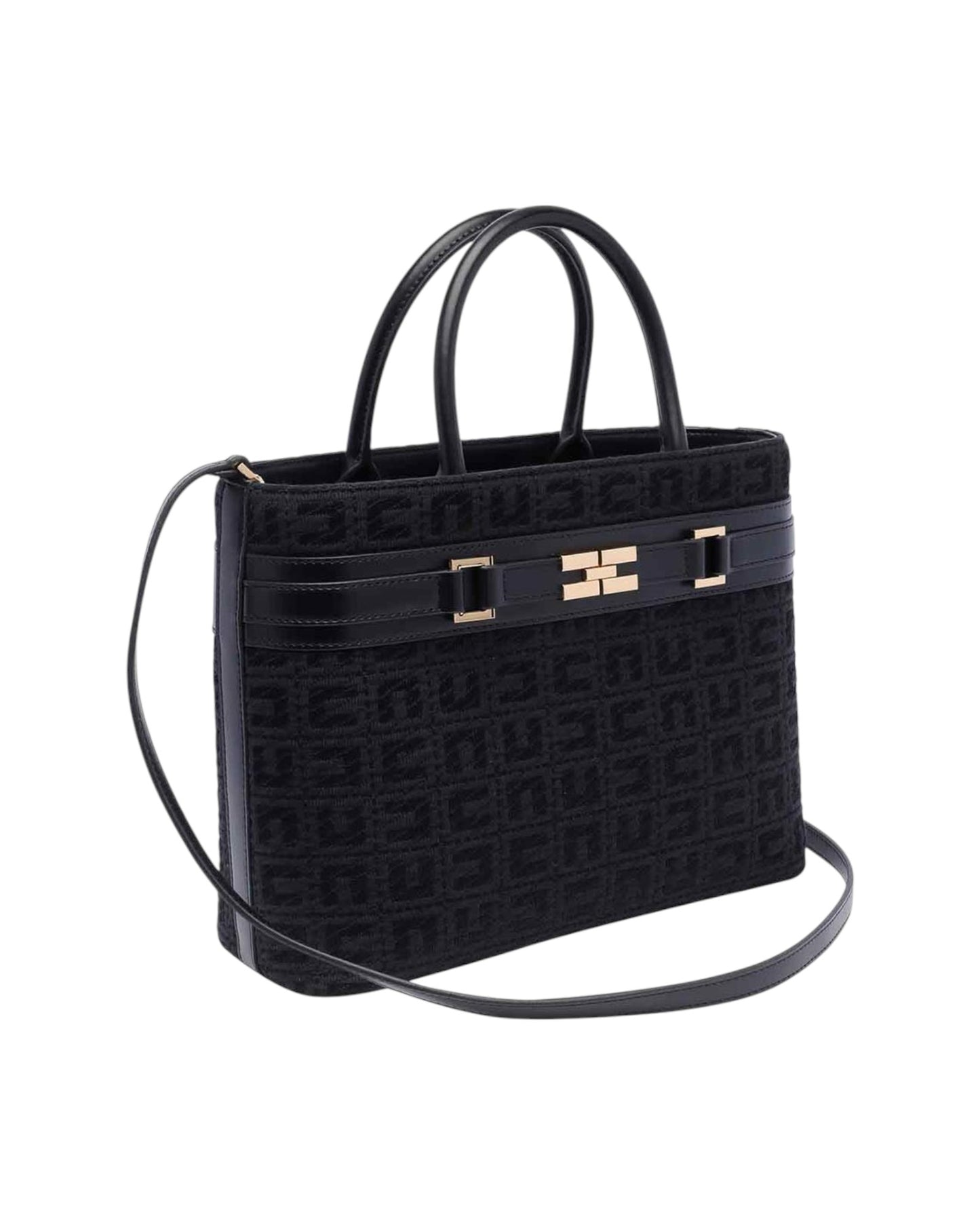 CARTERA BLACK LOGO HANDBAG ELISABETTA FRANCHI