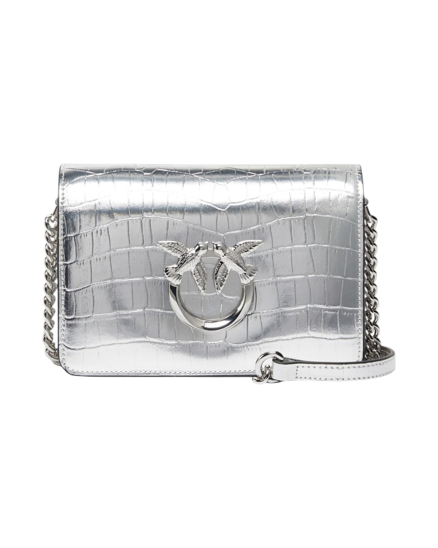 CARTERA PINKO LOVE CLICK MINI CROCODILE