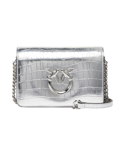 CARTERA PINKO LOVE CLICK MINI CROCODILE