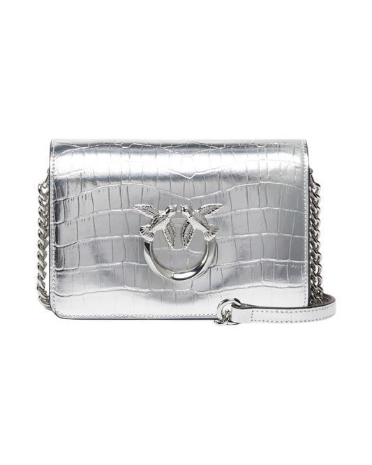 CARTERA PINKO LOVE CLICK MINI CROCODILE